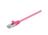 Goobay 93412 Cavo Patch Cat 5E, Sf/Utp, Magenta, 10 M - Miscela Di Rame Cca