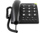 Doro Phoneeasy 311C - Telefon Mit Schnur - Schwarz (380001)