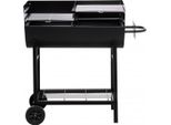 Barbecue A Carbonella Tepro 'Detroit' Con Ruote In Plastica Griglia Cromata 55 Cm Ø