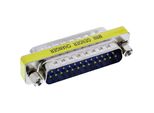 Inline® 31114 Mini-Gender-Changer, 25Pol Sub D Stecker / Stecker