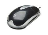 Manhattan 177016 Manhattan Maus MH3 Optisch Usb 1000Dpi Schwarz/Silber Retail