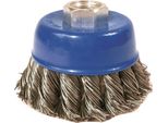 Bgs 3980 | Spazzola A Tazza | Supporto M14 X 2,0 | Ø 65 Mm | Filo Annodato