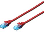 Digitus DK-1512-005/R Cavo Patch Digitus Cat. 5E, U/Utp, 0,5 M, Rosso