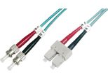 Digitus Lwl Patchkabel St -> Sc 2.00M Multimode Duplex OM3