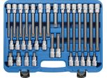 Bgs 5183 Set Di Bussole Con Attacco Quadro 12,5 Mm (1/2") | Profilo A Cuneo (Per Ribe) | 32 Pz."
