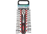 SteckschlüSsel-Satz | Antrieb 12,5 Mm (1/2") | Sw 8 - 32 Mm | 19-Tlg."