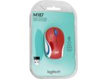 Logitech M187 Mouse Ambidestro Rf Wireless Ottico 1000 Dpi