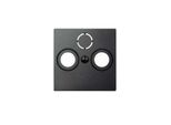 Merten Piastra Centrale Ant.Box System M Anth Mt