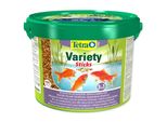 Tetra Pond Variety Sticks - Miscela Alimentare Per Pesci Da Laghetto Composta Da Tre Diversi Stick, Per La Salute, La Colorazione E La Vitalità Di Tutti I Pesci Del Laghetto, Secchio Da 10 L