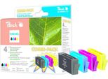 Cartucce D'inchiostro Peach Economy Pack Compatibili Con Hp N. 364XL / CN684EE, B323EE, CB324EE, CB325EE - PI300-370