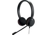 Jabra Evolve 20 Uc Duo Usb (Cuffia Per Soffitto), Connessione Usb Con Tasto Mute E Controllo Del Volume Sul Cavo (4999-829-209)