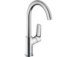 Hansgrohe Logis Mitigeur De Lavabo, Bec Pivotant, Comfortzone210, Vidage à Tirette, Saillie 154Mm, 71130000, 71130000