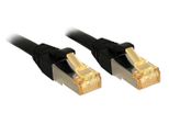 Lindy - Cavo Patch - RJ-45 (M) - RJ-45 (M) - 15,0 M - Sftp, Pimf - Cavo Grezzo Cat.7 - Liscio, Senza Alogeni - Nero (47314)