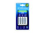 Panasonic Eneloop Advanced K-KJ17MCC40E - Caricabatterie Da 6 A 7 Ore - (Per 4Xaa/Aaa) 4 X Aa - Nimh - 1900 Mah