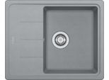 Franke Basis - Lavello Fragranite Bfg 611-62, 620X500 Mm, Pietra Grigia 114.0285.118