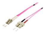 Equip 255535 Equip Lwl Patchkabel LC->SC 5.00M Multimode Duplex OM4 Vi Polybeutel