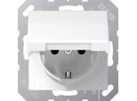 Jung Presa Di Corrente 1F Aws Glz AS500 Da Incasso Con Cerniera IP44 Zp