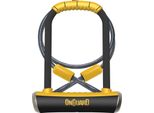 Onguard 8005 U-Lock Pitbulll Dt 115 X 230 Mm, Ø 14 Mm, Con Cavo E Supporto, Nero/Giallo