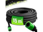 Gardebruk® Tubo Per Irrigazione 15 M 1/2 Pollice T-Connettore Tubo A Goccia Per Innaffiare Giardino Sopra E Sotto Terra