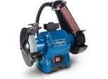 Levigatrice Combinata Scheppach BGS700 | 250 W | Disco Abrasivo Ø 150 Mm | Larghezza 50 Mm | Lunghezza Nastro Abrasivo 686 Mm | Velocità Nastro 15 M/S