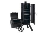 Barbecue A Carbonella Fairfax, Barile Per Affumicatura 103,8 X 45,4 Cm Circa, Superficie Di Cottura 41,2 X 38,8 Cm Circa