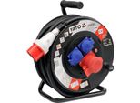 Avvolgicavo Cee 5X2,5Mm, 16A, 230V / 400V, IP44 25M