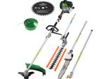 Gardebruk Decespugliatore A Scoppio Multifunzione 5In1 Tagliasepi 52Cc Motosega Potatore Giardino Taglierba Telescopico