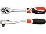 Yato YT-0732 Chiave A Cricchetto In Acciaio Al Cromo Vanadio 12,7 Mm Nero, Rosso