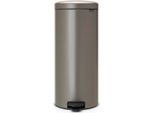 Pattumiera Da Cucina Da 30 L Con Pedale Brabantia Platino Epossidico