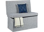 Panca Con Contenitore RD20373, Grigio