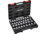 Set Di Chiavi A Bussola Vigor 1/2" In Valigetta Di Plastica"