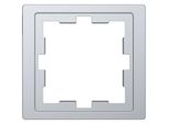 Merten MEG4010-6536 Telaio D-Life, A 1 Canale, Acciaio Inox