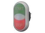 Doppio Pulsante Illuminato, Marcato - IP66 Controllore A Pulsante M22-DDL-GR-GB1/GB0