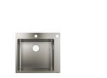 Lavelli Hansgrohe - Lavello A Incasso S712-F450, Acciaio Inox 43305800