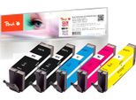 Peach PI100-336 - Compatibile - Inchiostro A Base Di Pigmento - Nero - Ciano - Magenta - Giallo - Canon - Multi Pack - Canon Pixma Mg 5700 Series Canon Pixma Mg 5750 Canon Pixma Mg 5750 Series Canon Pixma Mg 5751...