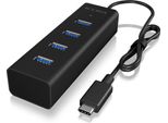 Icy Box Icy Box IB-HUB1409-C3 Usb 3.2 Gen 1 (3.1 Gen 1) Type-C 5000 Mbps Nero