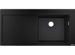 Hansgrohe Lavello Da Incasso 450 Con Scarico A Sinistra, S514-F450 Grigio Cemento