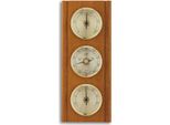 Tfa - Stazione Meteorologica Analogica In Legno Massiccio 20.1002 - Rovere Noce Mogano Faggio