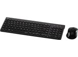 Hama Funk-Tastatur-/Maus-Set Trento 8Mreichw. 103Tasten Schwarz FUNKTASTATUR-/MAUS-SET 182666