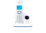 Alcatel F530, Telefono Dect, Portatile Con Cavo, Vivavoce, 50 Pol., Id Chiamante, Blu, Bianco