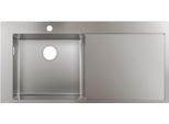 Hansgrohe Lavello Da Incasso 450 Con Scarico A Destra, S716-F450 Acciaio Inox