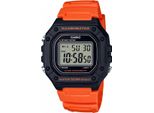 Casio Collecion Digital Armbanduhr W-218H-4B2VEF Arancione Schwarz
