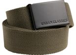 Urban Classics TB305 | Cinture In Tela Taglia Unica - Colore: Olive/Black - Taglia: One Size