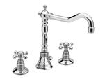 Sapho Reitano Rubinetteria Antea - Miscelatore Per Lavabo Con Bocca Di Erogazione, Installazione A 3 Fori, Cromo 3221
