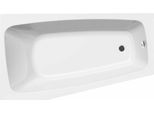 Berounka Vasca Ad Angolo 160X90X42 Cm, Sinistra, Bianco