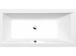 Cleo Vasca Rettangolare Con Piedini 150 X 75 X 48 Cm, Bianco