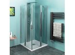 Polysan Zoom Line - Cabina Doccia 900X900 Mm, Alluminio/Vetro Trasparente ZL5415