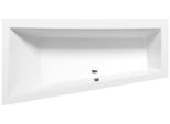Vasche Da Bagno Polysan - Vasca Asimmetrica Andra L, 1800X900X450 Mm, Bianco 72872