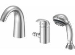 Aqualine Kasiopea - Miscelatore Per Bordo Vasca, Installazione A 3 Fori, Cromo 1107-30