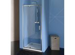 Polysan Easy Line - Porta Doccia A Bilico 880-1020 Mm, Alluminio Lucido/Vetro Trasparente EL1715